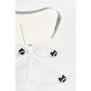 Кресло компьютерное HALMAR MATRIX 3 серо-белый/белый